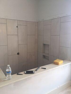 Shower - tile install