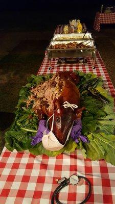 Pig roast they did for my cousin's wedding