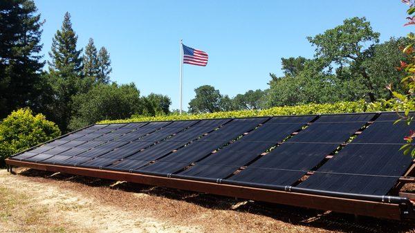 Ground rack installation