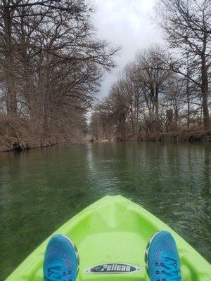 Medina River "sit on top" kayak