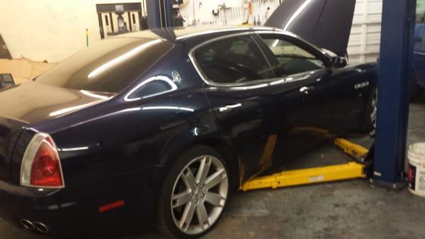 We proudly service Maserati now