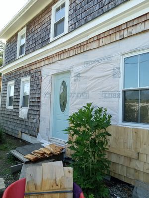 Replace shingles siding