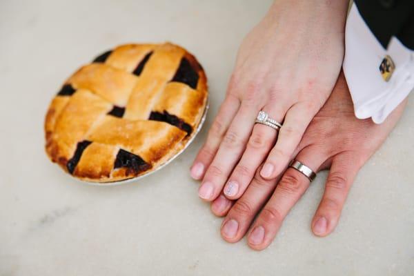 The Pie on Pi Day was totally fitting!