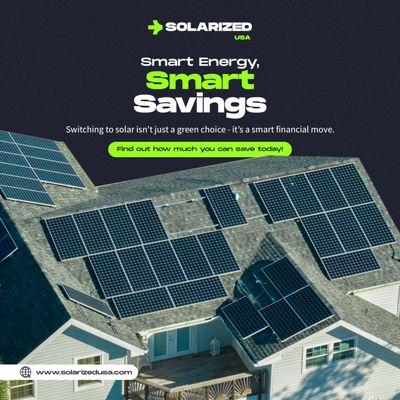 Smart Savings with Solarized USA.