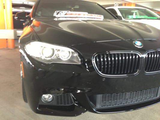 Black on black 2013 550, M package by BMW Hawaii. I LOVE my BEEMERS, but not enough european sport luxury cars at the show