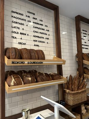 Bread and menu