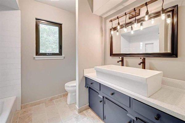 Kitchen vanity and sink