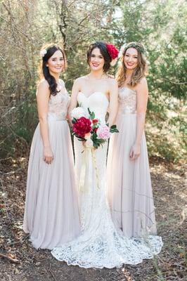 Romantic Valentine's Day Wedding. Designed + Coordinated by Keestone Events. Image by Allen Tsai Photography. Featured in Magnolia Rouge