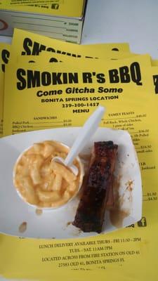 Smokin r's bbq, it is a food truck located in Bonita.