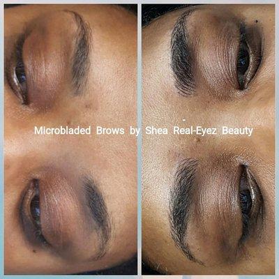 Added Shape and Volume with Microblading 
 $600 [includes a 4 week refinement appointment]