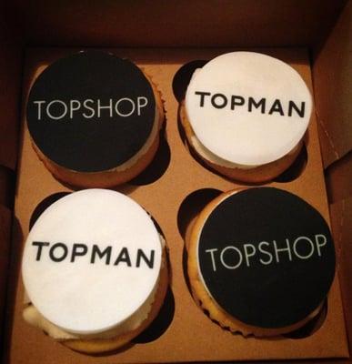 Edible Logo Cupcakes