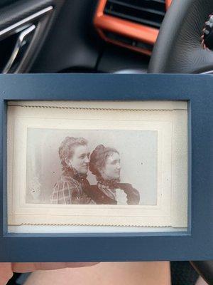 Framed photo