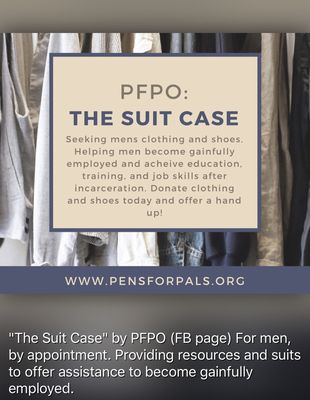 The Suit Case: One of our programs at PFPO located at our Austin, TX branch, partners yes with the University of Texas School of Law