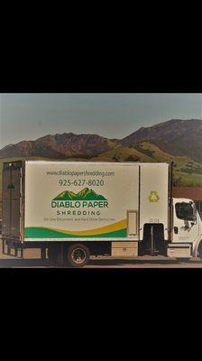 Diablo Paper Shredding servicing a customer in Walnut Creek, CA.