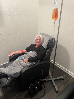 We offer IV hydrations, come relax in our massage recliners while getting vitamins and nutrients to help with immunity and much more!