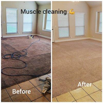 Deep carpet cleaning