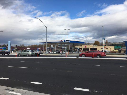 New station & new roadway.