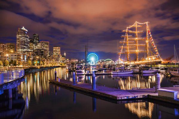 "Purple Pier":  Seattle Waterfront