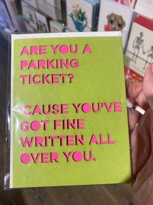 Flirty card!