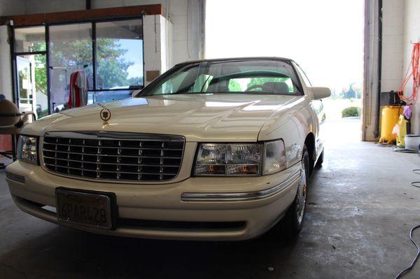 Complete detail on a Cadillac