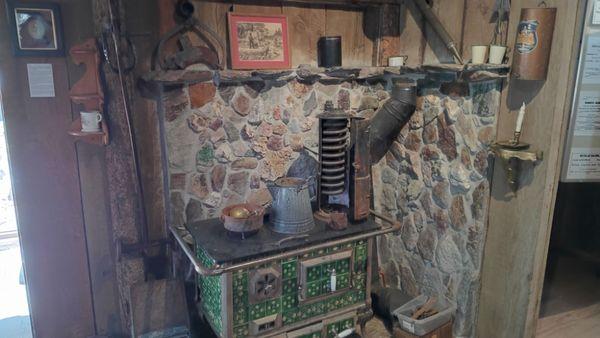 Mammoth City Mining Museum historical exhibit interior.