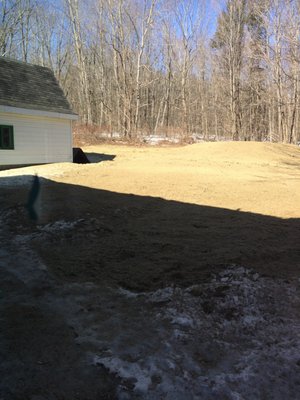 Project finished Seeded and hayed