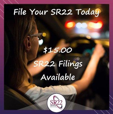 SR22 Insurance California Savings