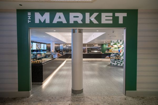 Entrance to The Market, a convenient grab-and-go option at Caribe Royale Orlando resort.