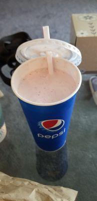 Strawberry milkshake