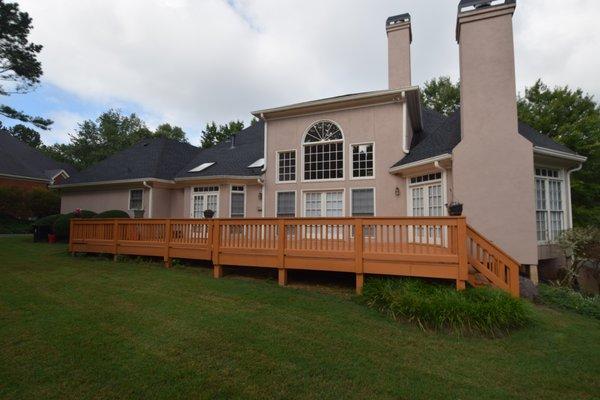 House and Deck After Paint