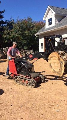 We have the equipment that is not invasive to yards. We can fit through fence gates with NO disassembly!