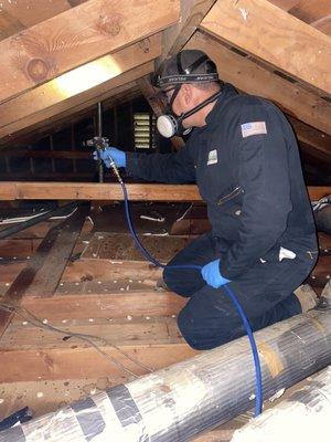 La Cañada, CA Attic disinfection