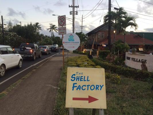 Sign visible from Kuhio highway