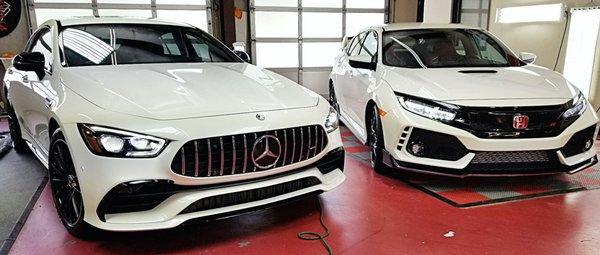 Mercedes AMG & Honda Civic Type R  Polished & Ceramic Coated Paint Protection  NEVER WAX AGAIN