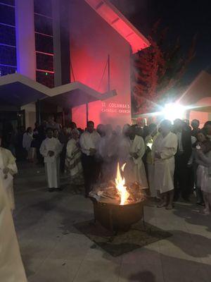 New Fire at Easter Vigil