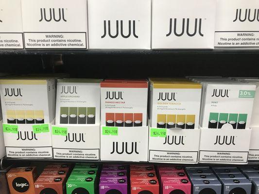 Juul with lower nic 1.7% ,20mg