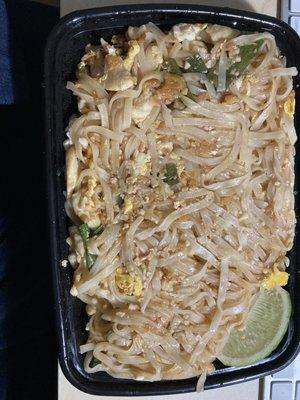 Chicken Pad Thai Thai Style Noodles