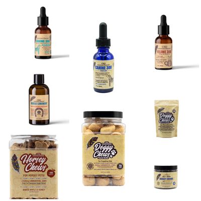 We Carry a Wide Selection of CBD Products for Pets!