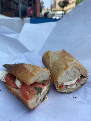 Caprese sandwich