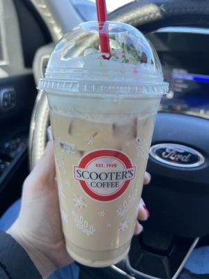 Sugar cookies iced latte