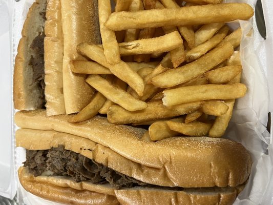 Cheesesteak n Fries Platter