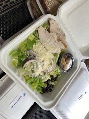 9/22 Caesar with Chicken breast