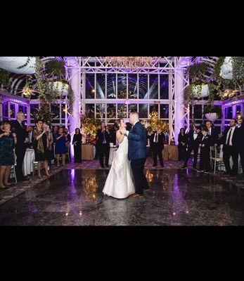 Our first dance.