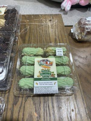 Italian cookies for St. Patrick's Day