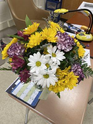 Flowers the day after they were delivered.