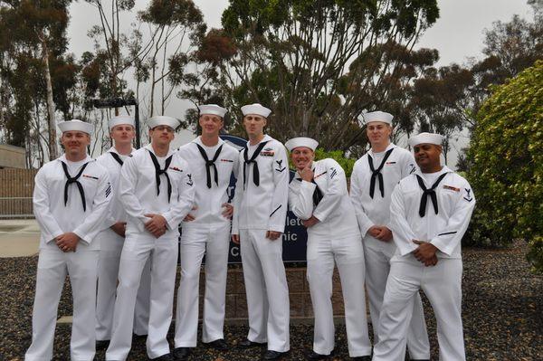 Pic with my fellow corpsmen