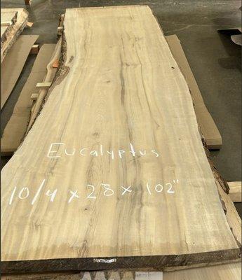 A beautiful Eucalyptus Slab