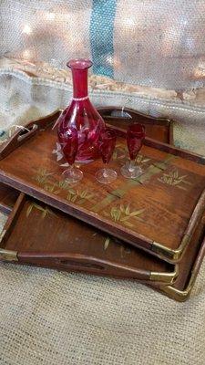 vintage liquor set