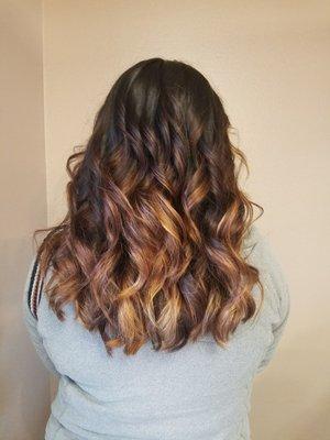 Ombre and a fresh cut