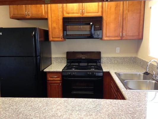 Remodeled kitchen